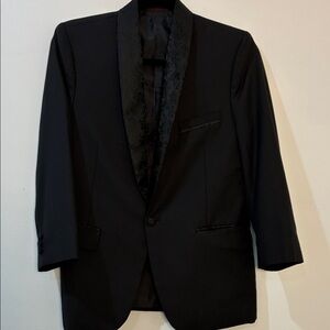 Classic Black Kids Tuxedo Blazer and matching vest